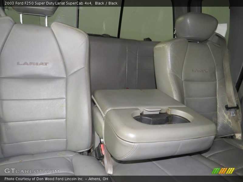 Black / Black 2003 Ford F250 Super Duty Lariat SuperCab 4x4