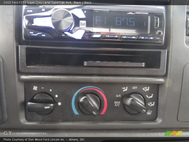 Black / Black 2003 Ford F250 Super Duty Lariat SuperCab 4x4