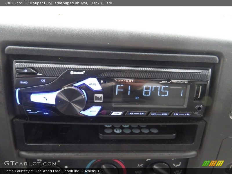 Black / Black 2003 Ford F250 Super Duty Lariat SuperCab 4x4