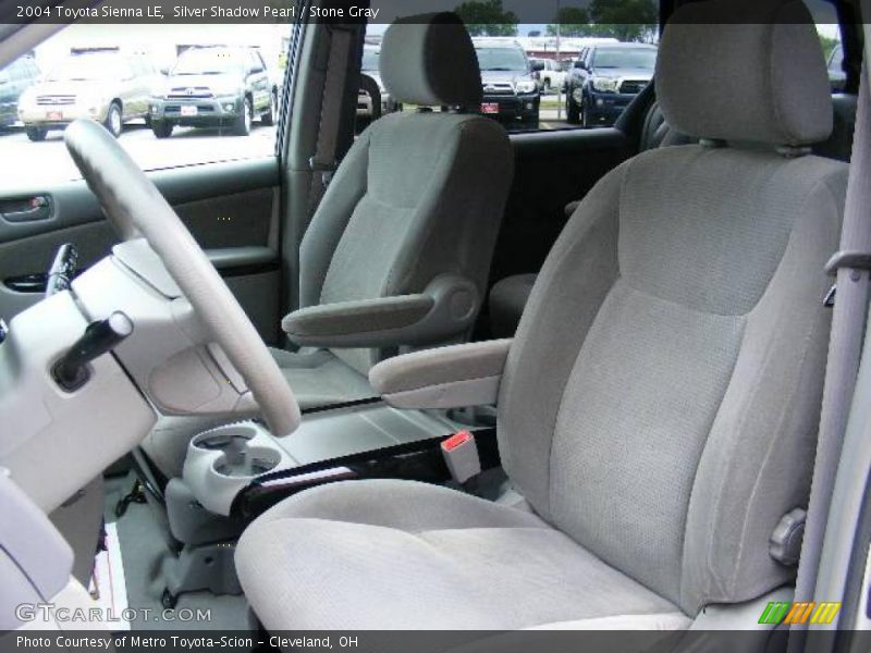 Silver Shadow Pearl / Stone Gray 2004 Toyota Sienna LE