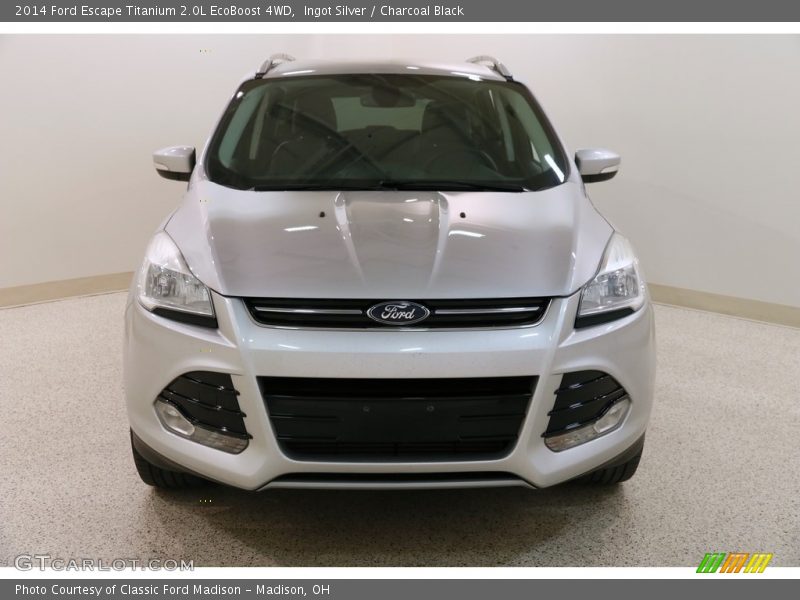 Ingot Silver / Charcoal Black 2014 Ford Escape Titanium 2.0L EcoBoost 4WD