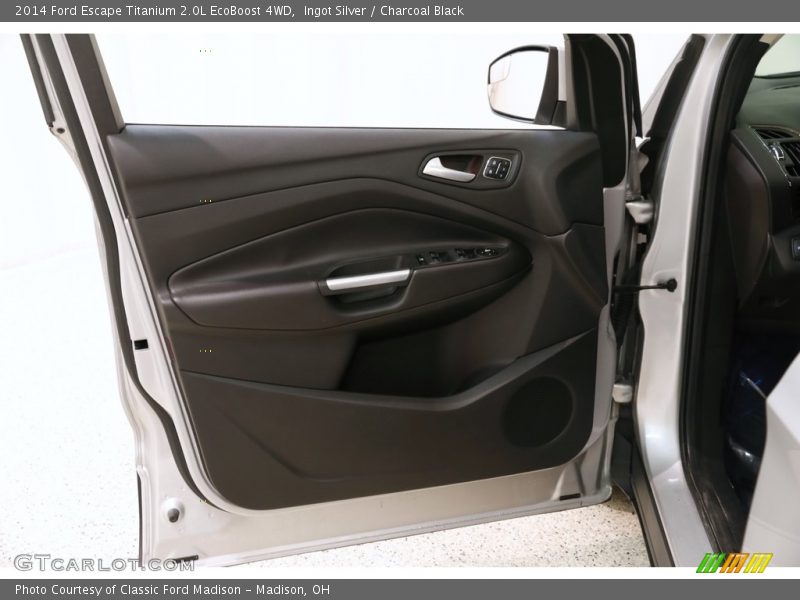Ingot Silver / Charcoal Black 2014 Ford Escape Titanium 2.0L EcoBoost 4WD