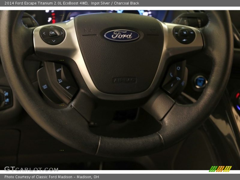 Ingot Silver / Charcoal Black 2014 Ford Escape Titanium 2.0L EcoBoost 4WD