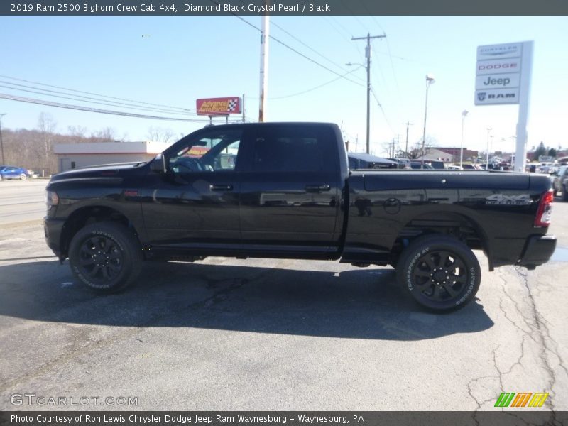 Diamond Black Crystal Pearl / Black 2019 Ram 2500 Bighorn Crew Cab 4x4