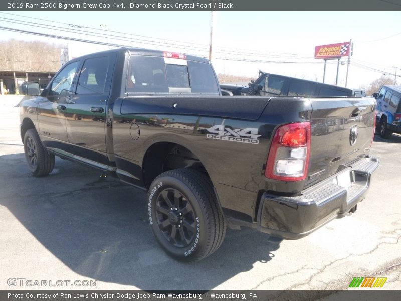 Diamond Black Crystal Pearl / Black 2019 Ram 2500 Bighorn Crew Cab 4x4