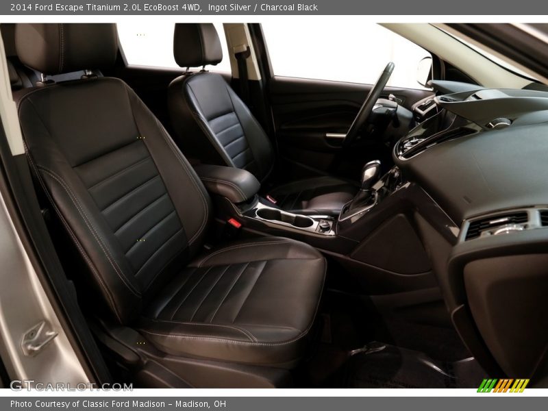 Ingot Silver / Charcoal Black 2014 Ford Escape Titanium 2.0L EcoBoost 4WD
