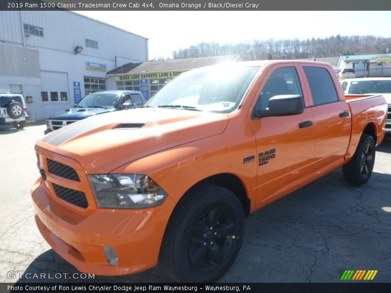 Omaha Orange / Black/Diesel Gray 2019 Ram 1500 Classic Tradesman Crew Cab 4x4