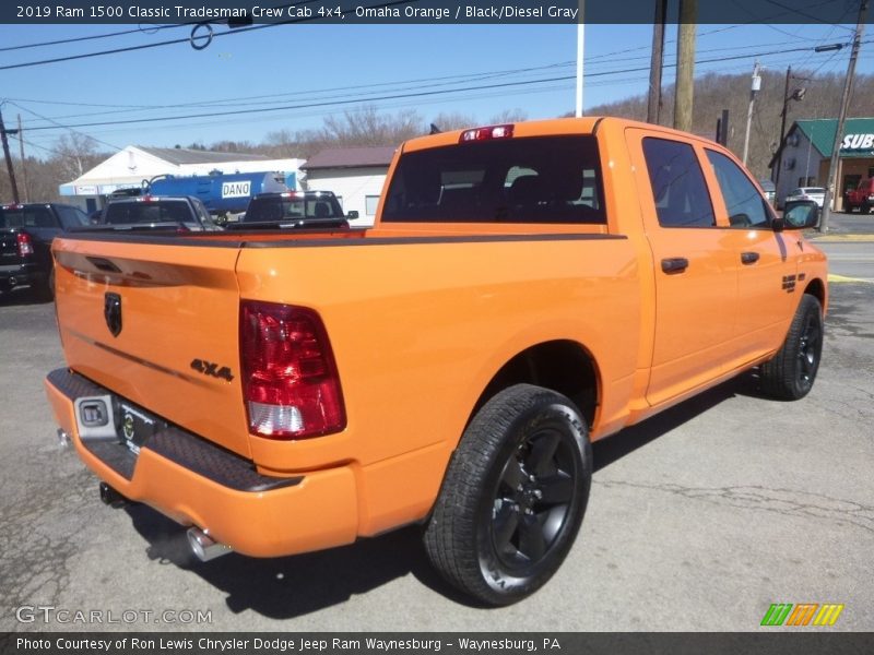 Omaha Orange / Black/Diesel Gray 2019 Ram 1500 Classic Tradesman Crew Cab 4x4