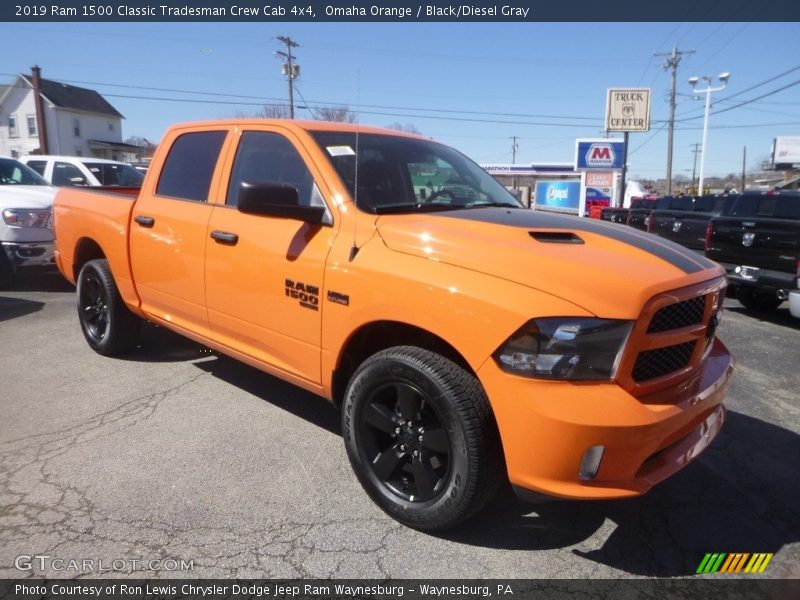 Omaha Orange / Black/Diesel Gray 2019 Ram 1500 Classic Tradesman Crew Cab 4x4