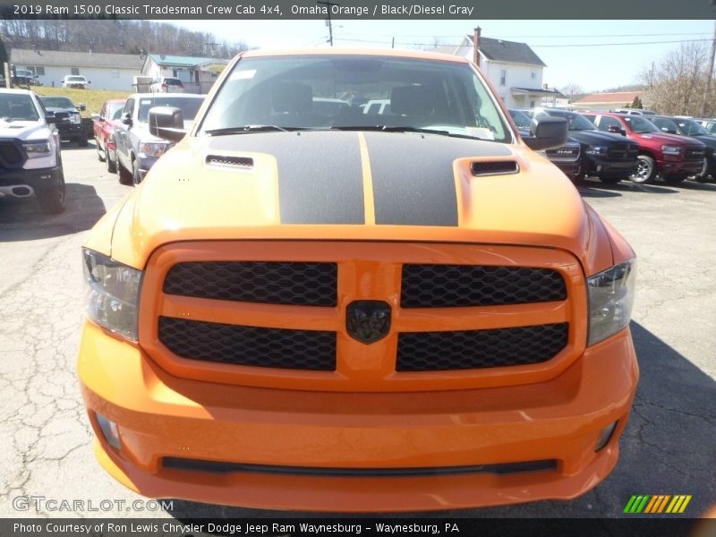 Omaha Orange / Black/Diesel Gray 2019 Ram 1500 Classic Tradesman Crew Cab 4x4