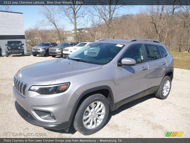 Billet Silver Metallic / Black 2019 Jeep Cherokee Latitude