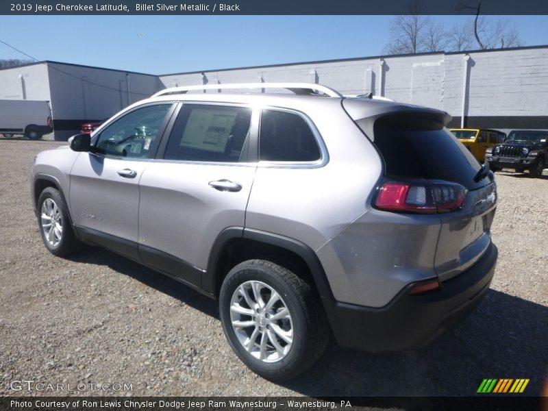 Billet Silver Metallic / Black 2019 Jeep Cherokee Latitude