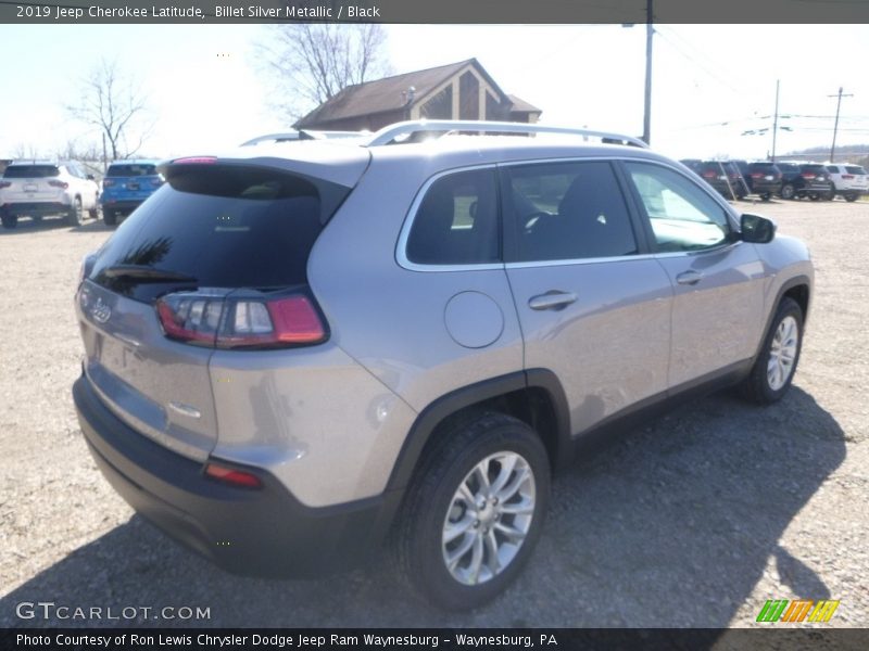Billet Silver Metallic / Black 2019 Jeep Cherokee Latitude