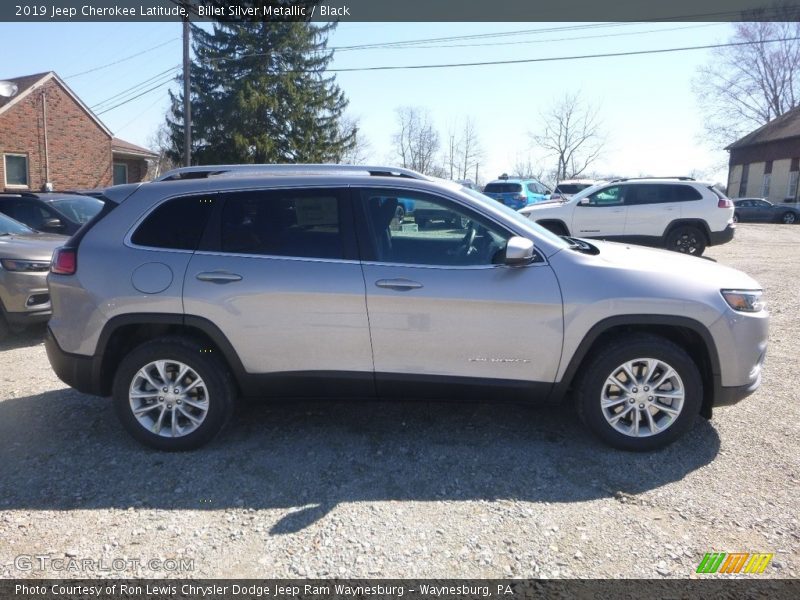 Billet Silver Metallic / Black 2019 Jeep Cherokee Latitude