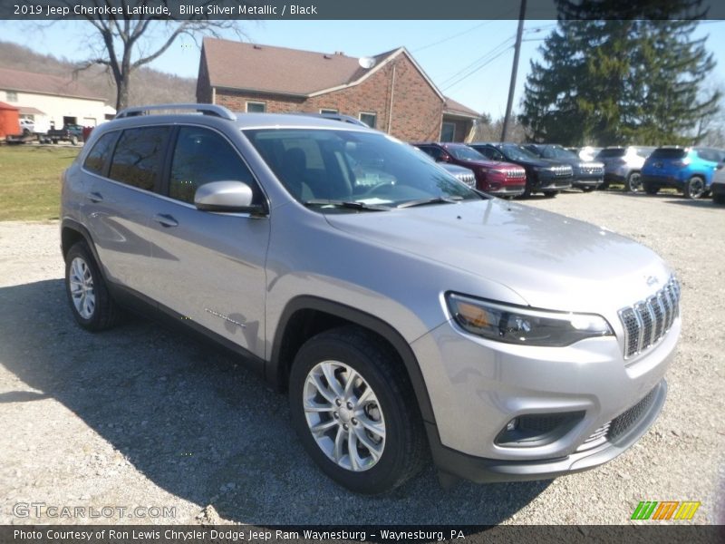 Billet Silver Metallic / Black 2019 Jeep Cherokee Latitude