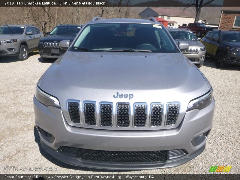 Billet Silver Metallic / Black 2019 Jeep Cherokee Latitude