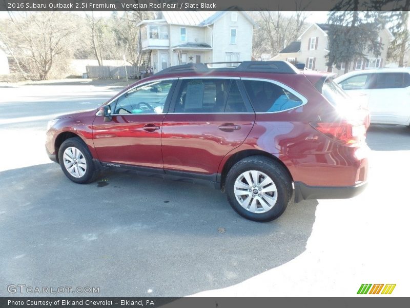Venetian Red Pearl / Slate Black 2016 Subaru Outback 2.5i Premium