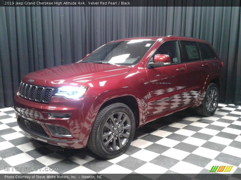 Velvet Red Pearl / Black 2019 Jeep Grand Cherokee High Altitude 4x4