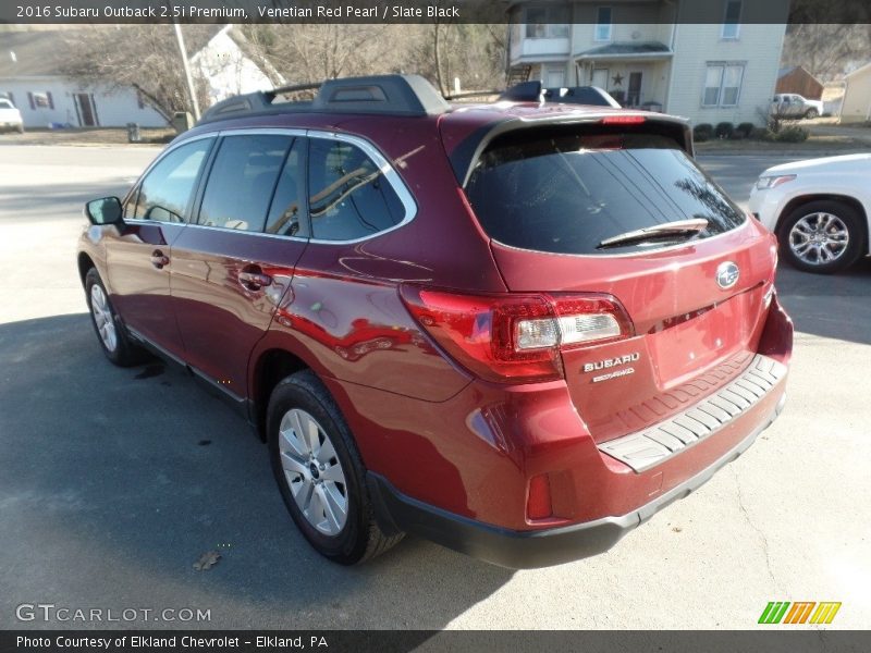 Venetian Red Pearl / Slate Black 2016 Subaru Outback 2.5i Premium