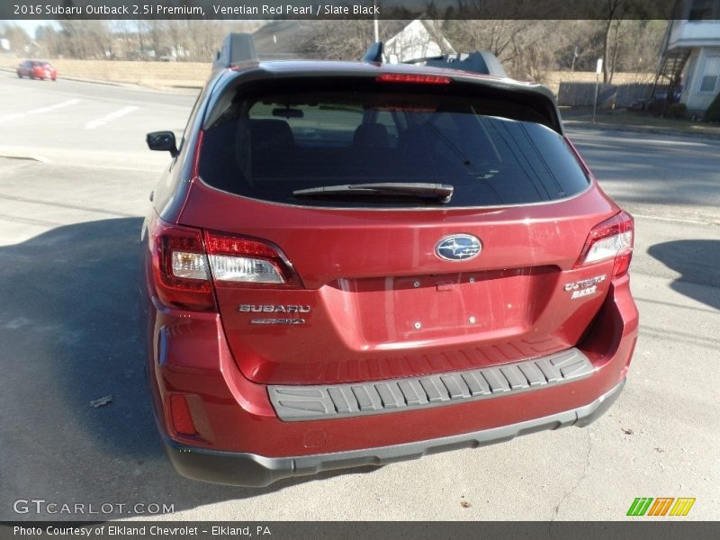 Venetian Red Pearl / Slate Black 2016 Subaru Outback 2.5i Premium