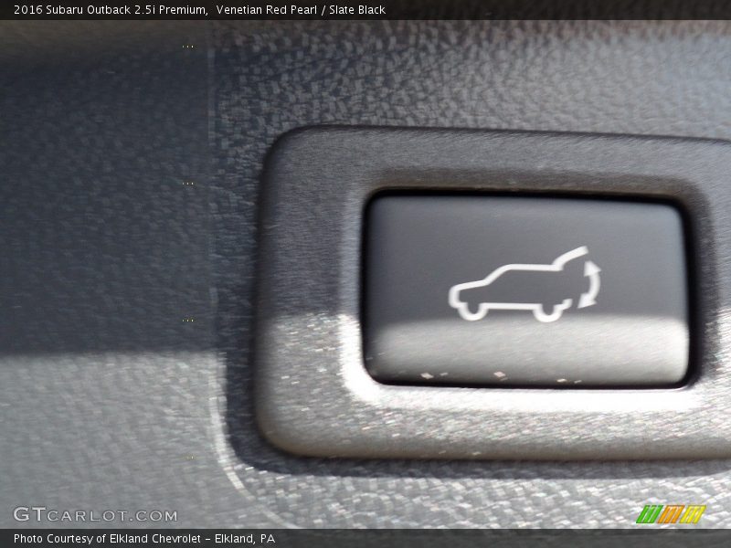 Venetian Red Pearl / Slate Black 2016 Subaru Outback 2.5i Premium