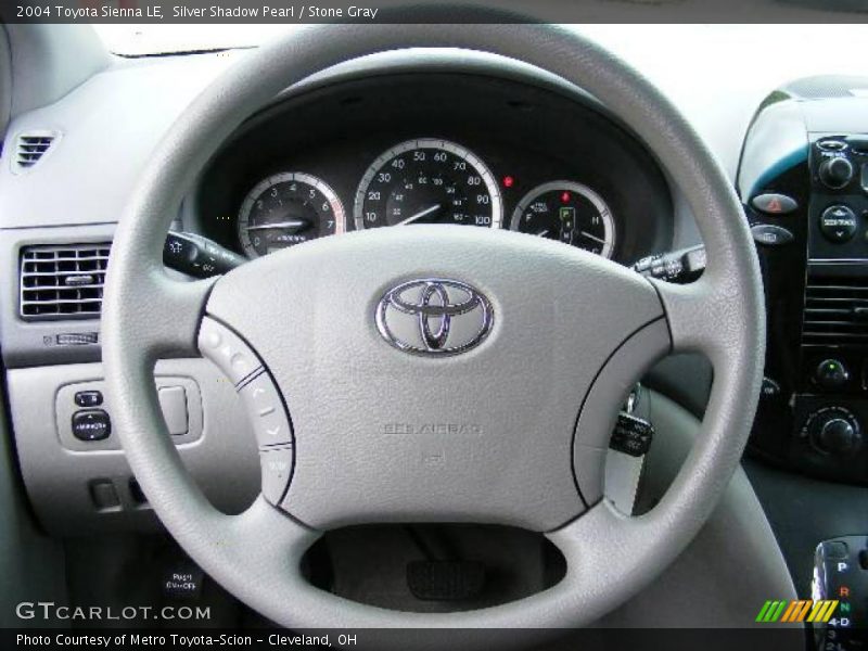 Silver Shadow Pearl / Stone Gray 2004 Toyota Sienna LE