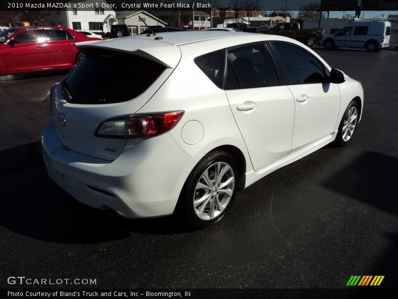 Crystal White Pearl Mica / Black 2010 Mazda MAZDA3 s Sport 5 Door
