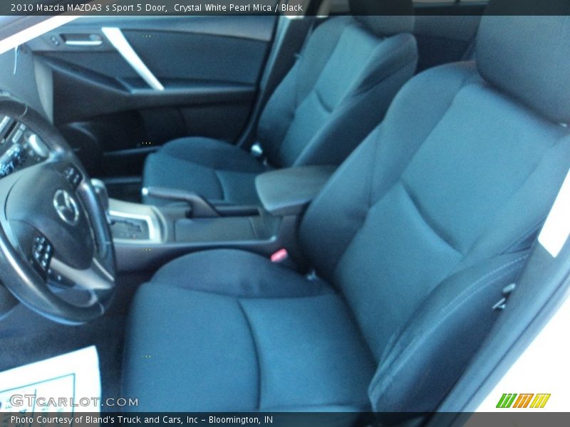 Crystal White Pearl Mica / Black 2010 Mazda MAZDA3 s Sport 5 Door