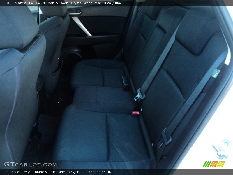 Crystal White Pearl Mica / Black 2010 Mazda MAZDA3 s Sport 5 Door