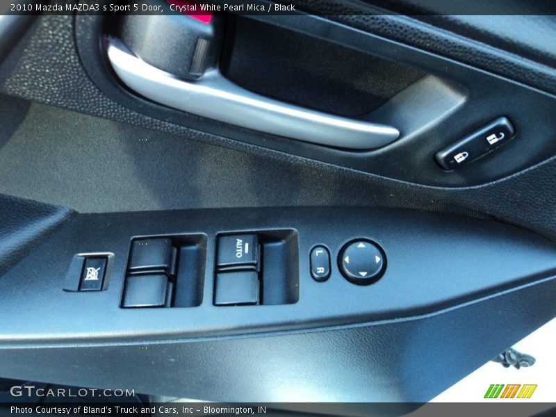 Crystal White Pearl Mica / Black 2010 Mazda MAZDA3 s Sport 5 Door