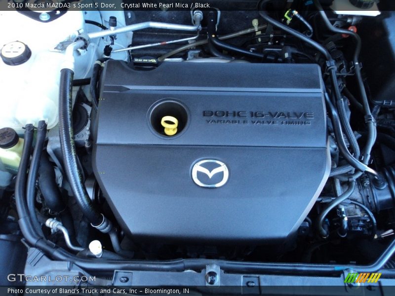 Crystal White Pearl Mica / Black 2010 Mazda MAZDA3 s Sport 5 Door