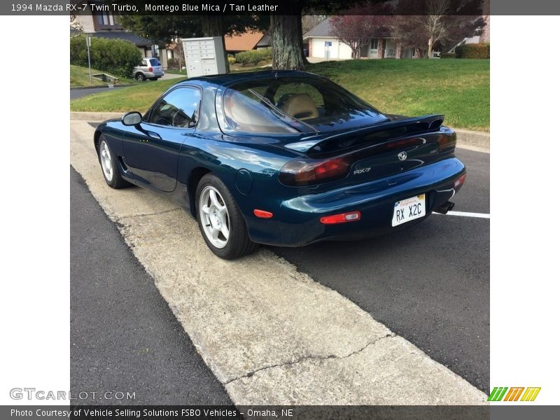 Montego Blue Mica / Tan Leather 1994 Mazda RX-7 Twin Turbo