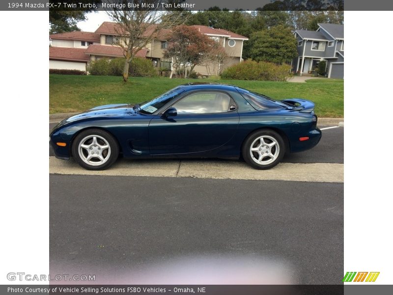 Montego Blue Mica / Tan Leather 1994 Mazda RX-7 Twin Turbo