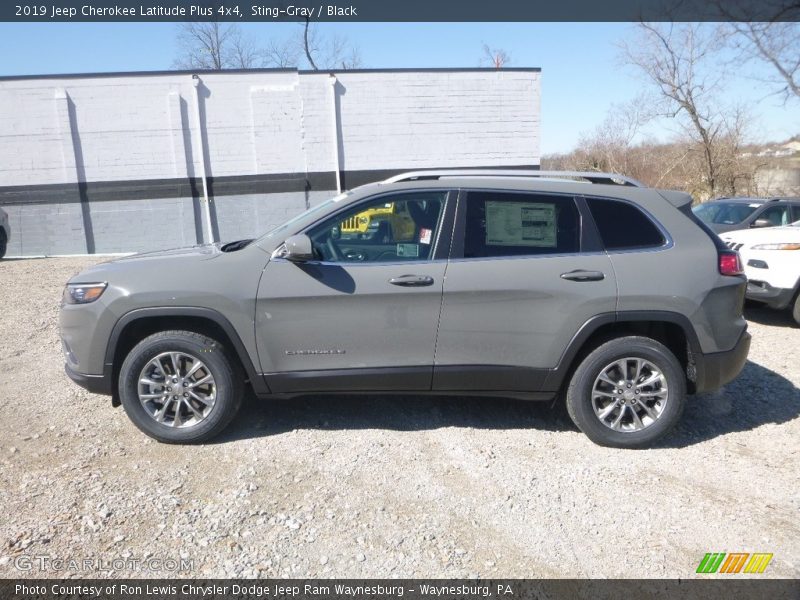 Sting-Gray / Black 2019 Jeep Cherokee Latitude Plus 4x4
