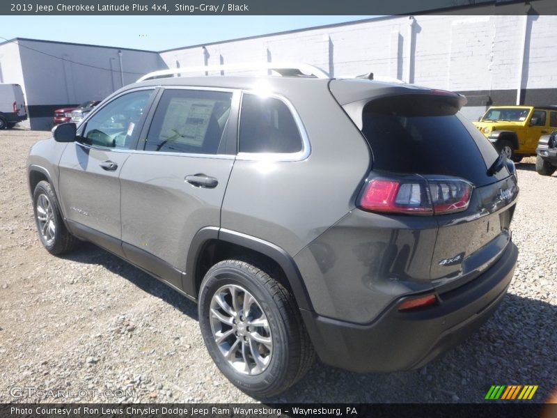 Sting-Gray / Black 2019 Jeep Cherokee Latitude Plus 4x4