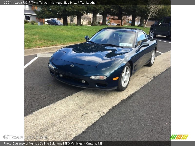 Montego Blue Mica / Tan Leather 1994 Mazda RX-7 Twin Turbo