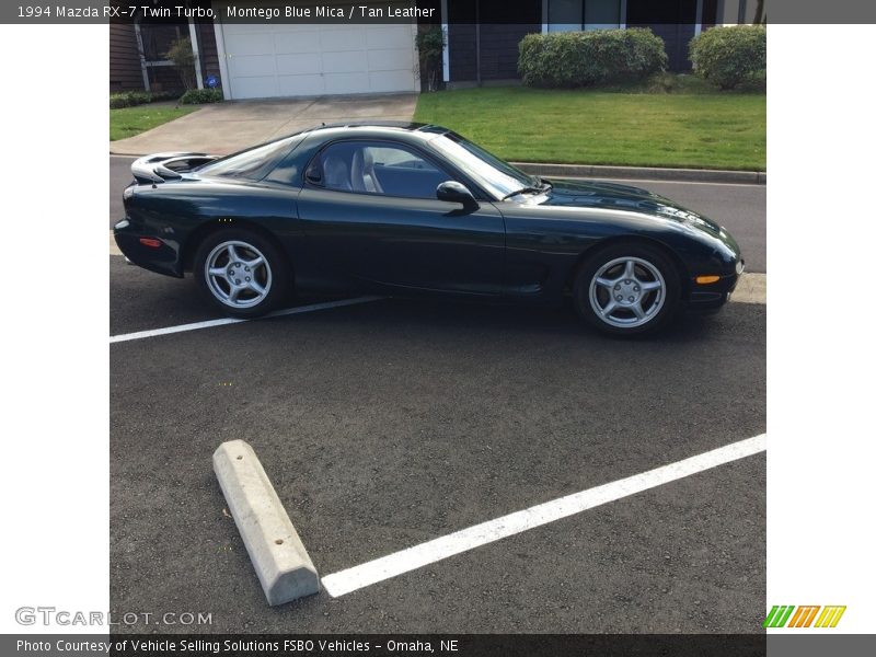 Montego Blue Mica / Tan Leather 1994 Mazda RX-7 Twin Turbo