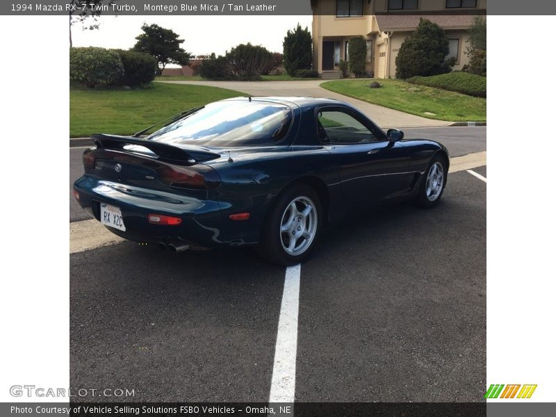 Montego Blue Mica / Tan Leather 1994 Mazda RX-7 Twin Turbo