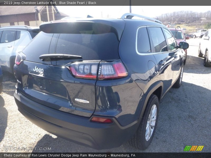 Blue Shade Pearl / Black 2019 Jeep Cherokee Latitude 4x4