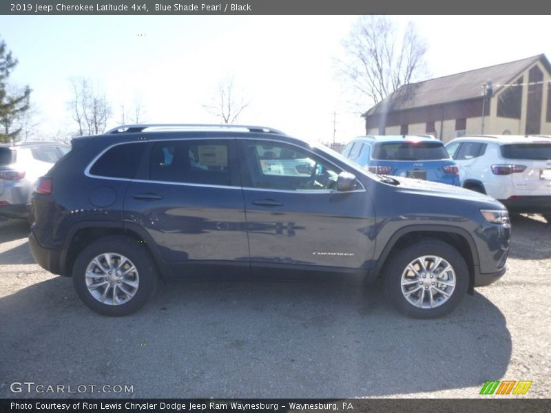 Blue Shade Pearl / Black 2019 Jeep Cherokee Latitude 4x4