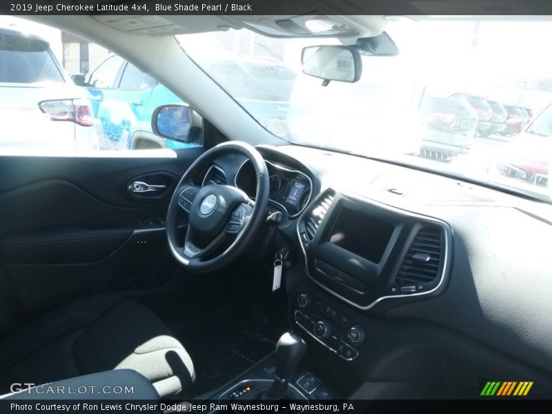Blue Shade Pearl / Black 2019 Jeep Cherokee Latitude 4x4