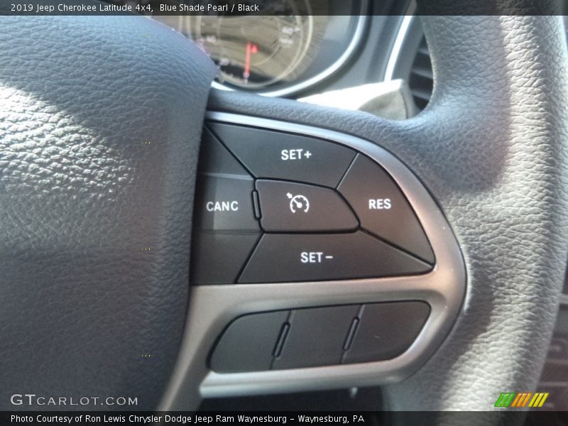 Blue Shade Pearl / Black 2019 Jeep Cherokee Latitude 4x4