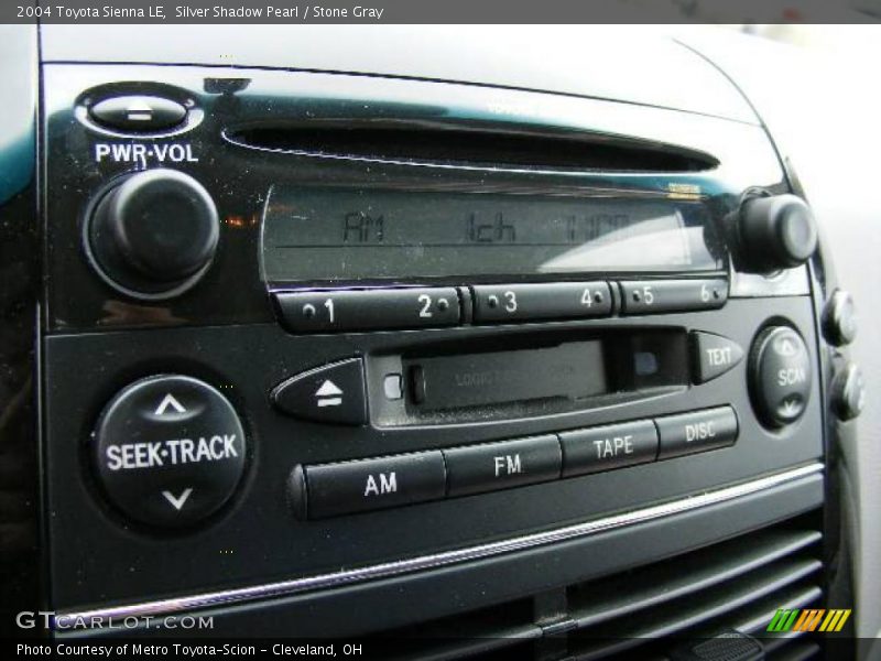 Silver Shadow Pearl / Stone Gray 2004 Toyota Sienna LE