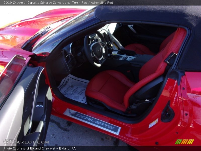 Torch Red / Adrenaline Red 2019 Chevrolet Corvette Stingray Convertible
