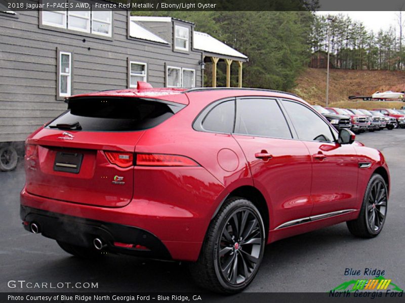 Firenze Red Metallic / Ebony/Light Oyster 2018 Jaguar F-PACE S AWD