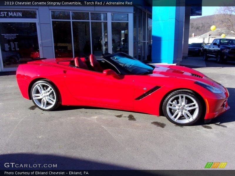 Torch Red / Adrenaline Red 2019 Chevrolet Corvette Stingray Convertible