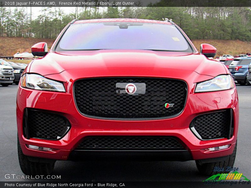 Firenze Red Metallic / Ebony/Light Oyster 2018 Jaguar F-PACE S AWD