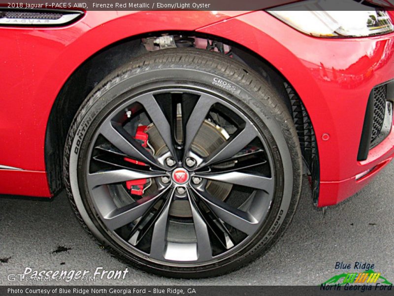 Firenze Red Metallic / Ebony/Light Oyster 2018 Jaguar F-PACE S AWD