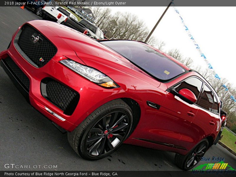 Firenze Red Metallic / Ebony/Light Oyster 2018 Jaguar F-PACE S AWD