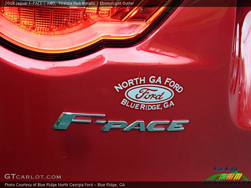 Firenze Red Metallic / Ebony/Light Oyster 2018 Jaguar F-PACE S AWD